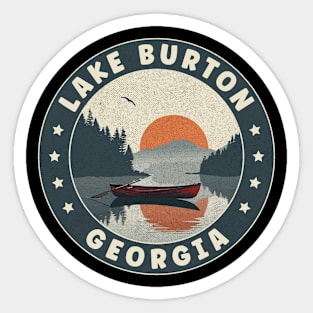 Lake Burton Georgia Sunset Sticker